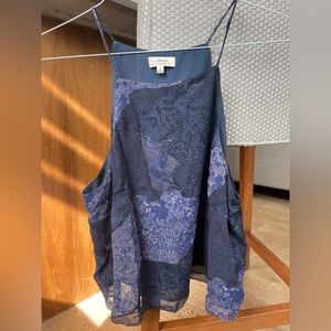 Wilfred 100% silk blue camisole